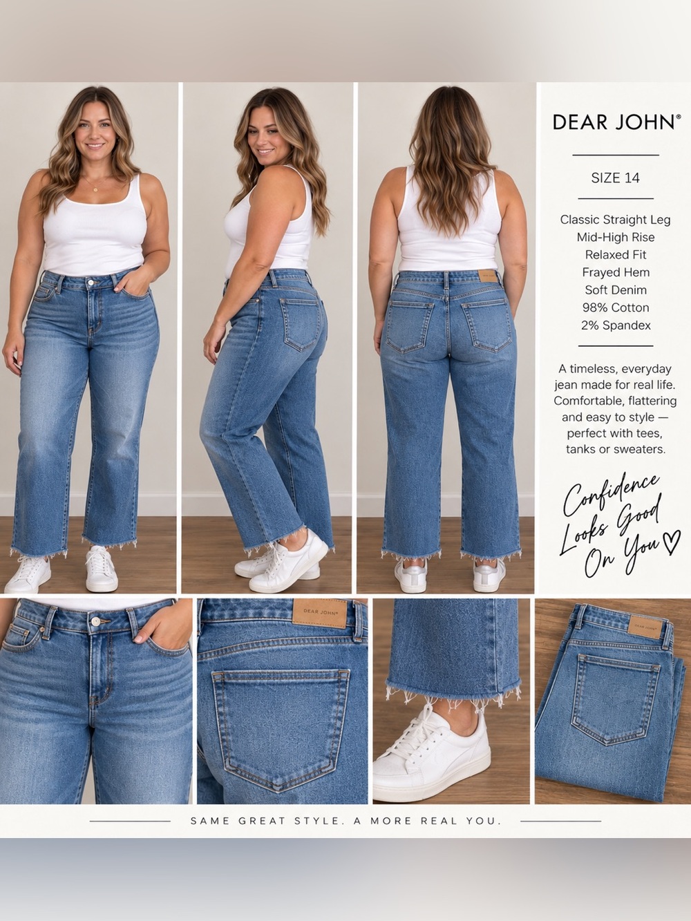 Dear John straight leg frayed hem 32 (14)